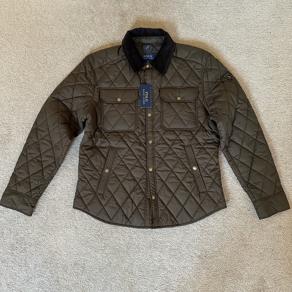 POLO Ralph Lauren Water-Repellent Quilted Jacket Size M